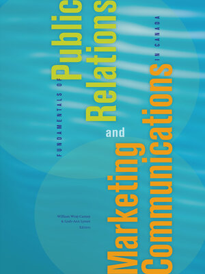 cover image of Fundamentals of Public Relations and Marketing Communications in Canada